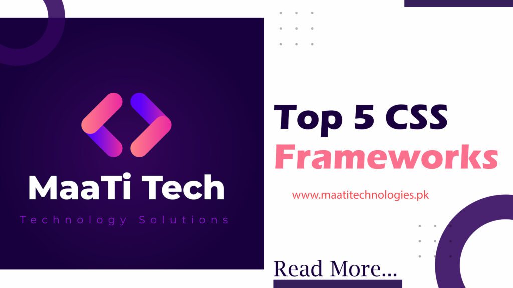 Top 5 CSS Frameworks for Web Developers in 2024