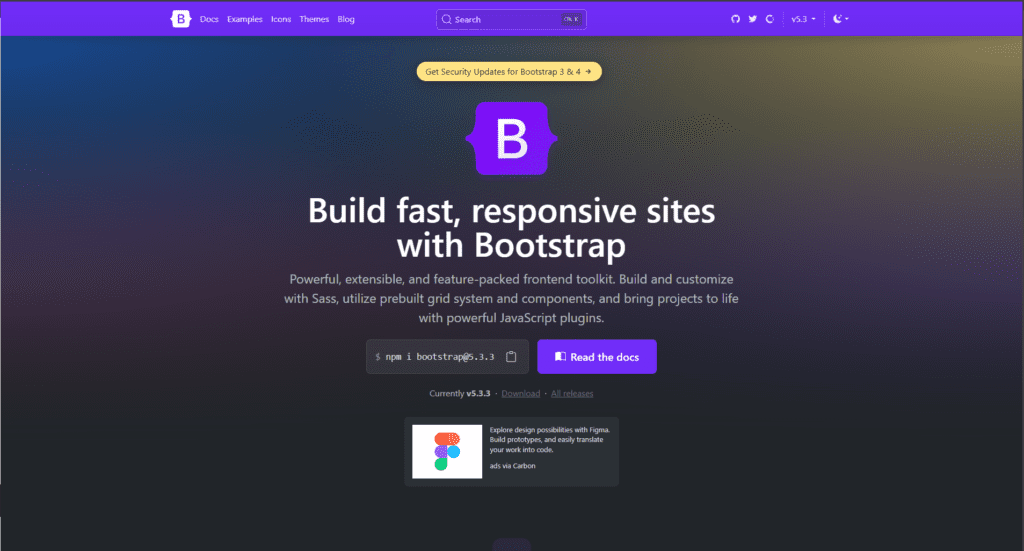 Build fast, responsive sites with Bootstrap